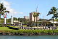 USS Bowfin Submarine Museum & Park with ring of memorials. Honolulu, HI.
