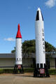 Polaris A-1 & A-3 submarine launched ballistic missiles at USS Bowfin Submarine Museum