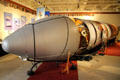 C-3 ballistic missile mock-up for MIRV multiple warheads at USS Bowfin Submarine Museum. Honolulu, HI.