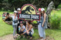 Jurassic Park filming location on film tour at Kualoa Ranch. HI.
