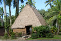 Family Dwelling in Fijian village at Polynesian Cultural Center. Laie, HI.