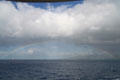 Rainbow over sea off Honolulu. HI.