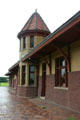 Tower of Chicago, Rock Island & Pacific Railroad Depot. Council Bluffs, IA.