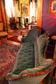 Parlor settee at Dodge House. Council Bluffs, IA.