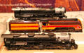 Model Union Pacific locomotives at Union Pacific Railroad Museum. Council Bluffs, IA.