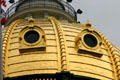 Details of dome of Iowa State Capitol. Des Moines, IA