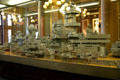 Model of Battleship USS Iowa in hallway of Iowa State Capitol. Des Moines, IA.