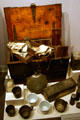 Civil War field kit belonging to William Worth Belknap at Historical Museum of Iowa. Des Moines, IA.
