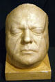 Plaster life mask of Herbert Hoover cast at Versailles Peace Conference at Hoover Museum. West Branch, IA.