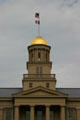Tower & dome of Old Iowa Capitol. Iowa City, IA.