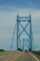 Suspension structure of US 30 bridge over Mississippi River. Clinton, IA.