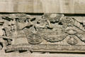 Babylonian chariot relief on InterContinental Chicago building. Chicago, IL.