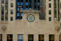 Chicago Board of Trade name & artwork over main entrance. Chicago, IL.