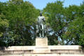Monument to Illinois' Abraham Lincoln in Lincoln Park. Chicago, IL.