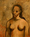 Half-length female nude painting by Pablo Picasso at Art Institute of Chicago. Chicago, IL.