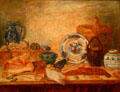 Still Life with Fish & Shells painting by James Ensor at Art Institute of Chicago. Chicago, IL.