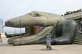 Dragon serves as covered entrance to Shedd Aquarium. Chicago, IL.