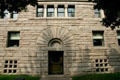 Richardsonian facade of Glessner House. Chicago, IL.