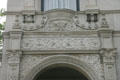 Reliefs over door of William W. Kimball House. Chicago, IL.