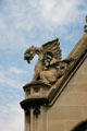 Dragon carving on Hull Biology Laboratories gateway. Chicago, IL.