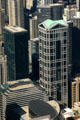 Green-roofed R.R. Donnelley Building from Sears Tower. Chicago, IL.