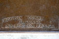 Bouton Foundry iron step plate on Kauffmann Store & Flats. Chicago, IL.