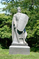Monument to Victor F. Lawson newspaper publisher by Lorado Taft in Graceland Cemetery. Chicago, IL.