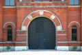 Entry arch of Pullman Company factory building. Chicago, IL.