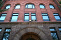 Facade of Armour Institute building at Illinois Institute of Technology. Chicago, IL.