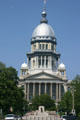 Long view of Illinois State Capitol from east. Springfield, IL.