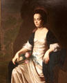 Portrait of Mrs. John Stevens by John Singleton Copley at Art Institute of Chicago. Chicago, IL.