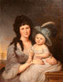 Portrait of Mrs. John Nicholson & Son by Charles Willson Peale at Art Institute of Chicago. Chicago, IL.