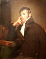 Portrait of Dr. Joseph Klapp by Thomas Sully at Art Institute of Chicago. Chicago, IL.