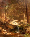 Mountain Brook painting by Albert Bierstadt at Art Institute of Chicago. Chicago, IL.