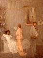 Artist in His Studio painting by James McNeill Whistler at Art Institute of Chicago. Chicago, IL.