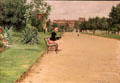 City Park painting by William Merritt Chase at Art Institute of Chicago. Chicago, IL.