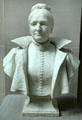 Mary Harris Thompson, MD marble bust by Daniel Chester French at Art Institute of Chicago. Chicago, IL.