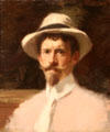 Self-portrait by Frederick W. MacMonnies at Art Institute of Chicago. Chicago, IL.