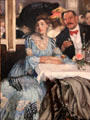 At Mouquin's painting by William Glackens at Art Institute of Chicago. Chicago, IL.