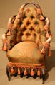 Steer horn armchair possibly from Texas at Art Institute of Chicago. Chicago, IL