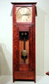 Hall clock by Gustav Stickley with works by Seth Thomas Clock Co. at Art Institute of Chicago. Chicago, IL