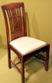 Side chair by Charles Sumner Green of Pasadena, CA made by Peter Hall Manuf. Co. at Art Institute of Chicago. Chicago, IL.
