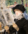 Woman Reading painting by Édouard Manet at Art Institute of Chicago. Chicago, IL.