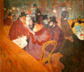 At Moulin Rouge painting by Henri de Toulouse-Lautrec at Art Institute of Chicago. Chicago, IL.