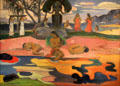 Day of the God painting by Paul Gauguin at Art Institute of Chicago. Chicago, IL.
