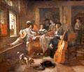 Family Concert painting by Jan Steen at Art Institute of Chicago. Chicago, IL.
