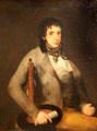 Portrait of Architect Isidro González Velázquez by Francisco de Goya at Art Institute of Chicago. Chicago, IL.