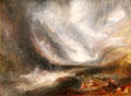 Valley of Aosta: Snowstorm, Avalanche & Thunderstorm painting by Joseph Mallord William Turner at Art Institute of Chicago. Chicago, IL.