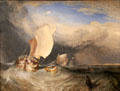 Fishing Boats with Hucksters Bargaining for Fish painting by Joseph Mallord William Turner at Art Institute of Chicago. Chicago, IL.