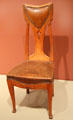 Side chair no. 371 by Hector Guimard of France at Art Institute of Chicago. Chicago, IL.